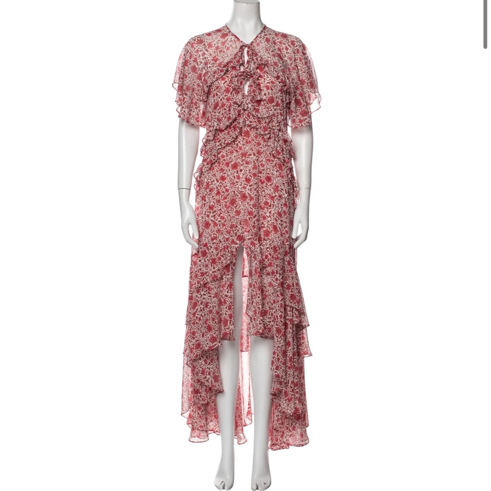 MISA LOS ANGELES floral print long dress